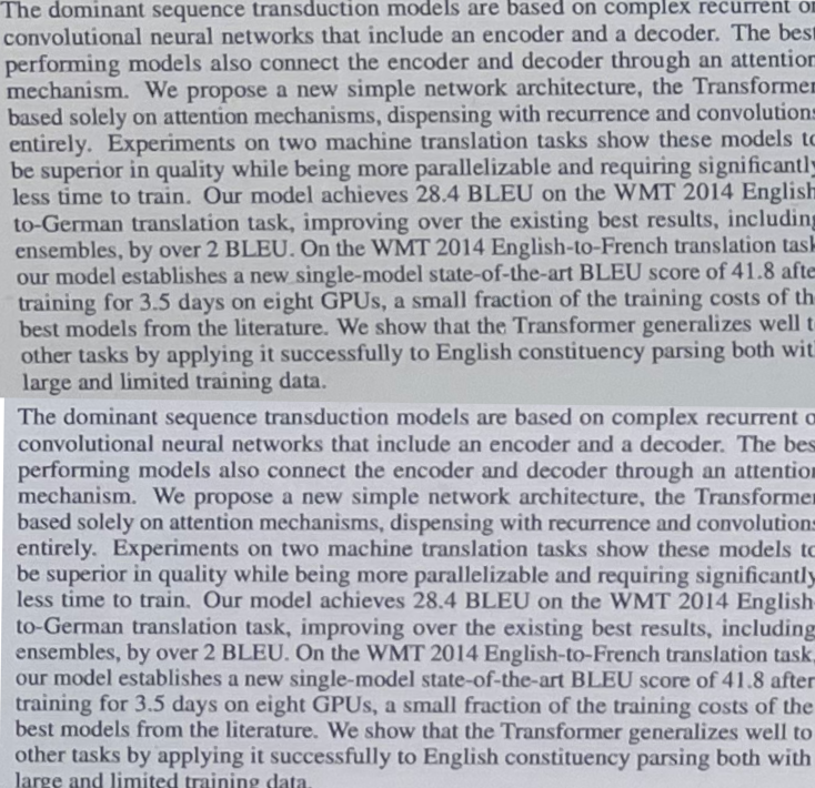 Kindle Scribe (top) vs Go 10.3 (bottom) in bright lighting