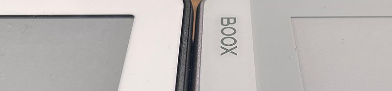 Kindle Scribe (left) vs Go 10.3 (right)